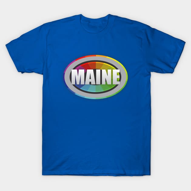 Maine State T-Shirt by Dale Preston Design